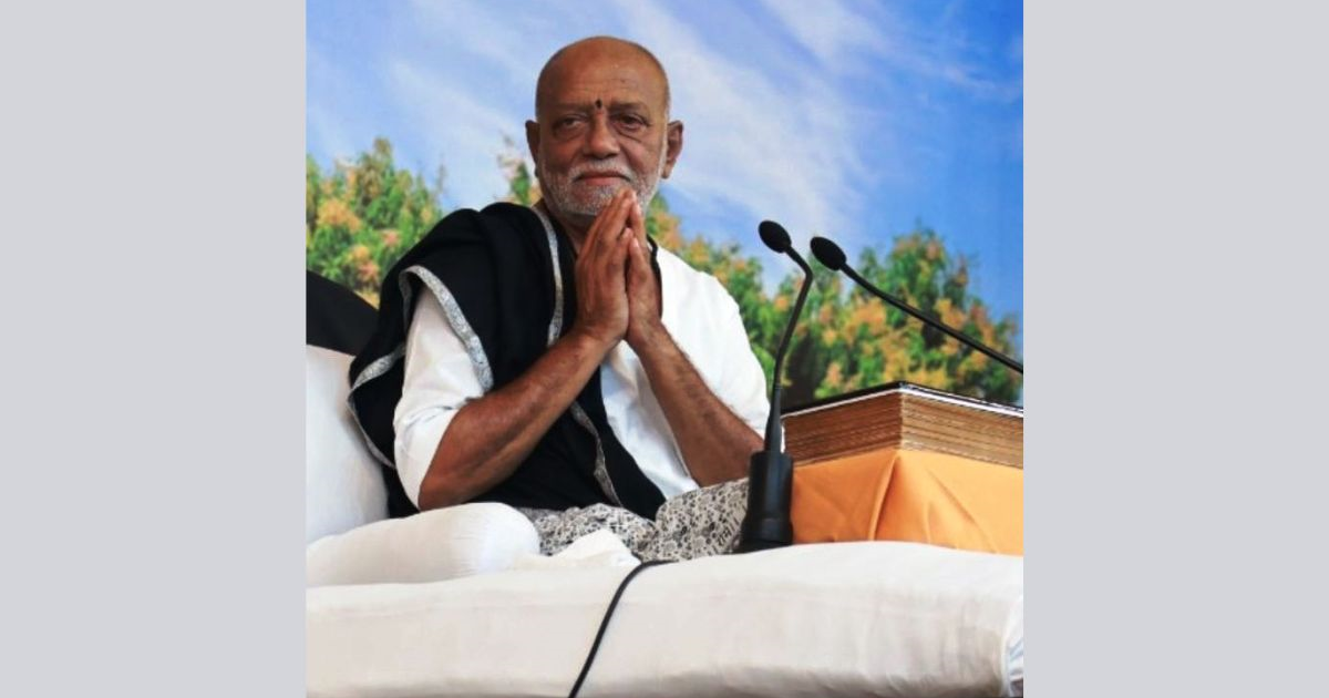 Morari Bapu extends Rs. 10 lakh assistance for rehabilitation efforts in Morocco